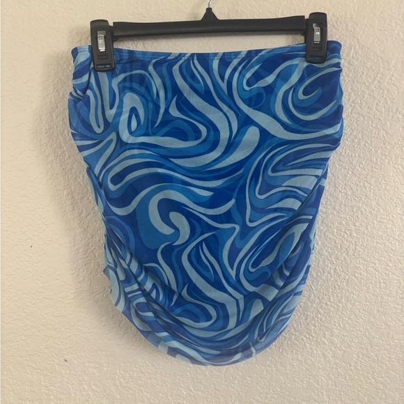 Blue Swirl Bikini Bottom - Picture 2 of 7